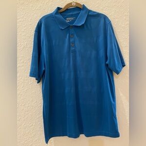 Nike Blue Golf Shirt True Performance Dri Fit Mens Large